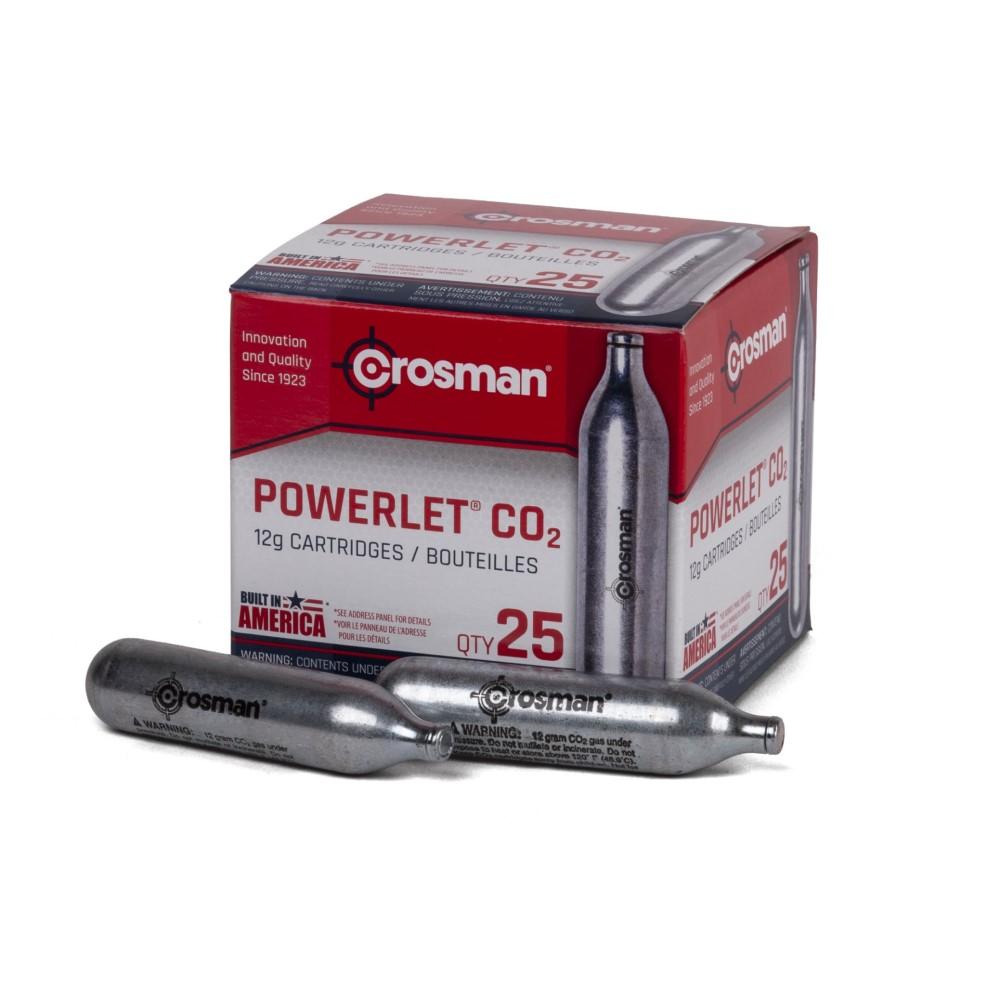 CROSMAN CORP CROSMAN Powerlet 12g CO2 Cartridges 25/ct