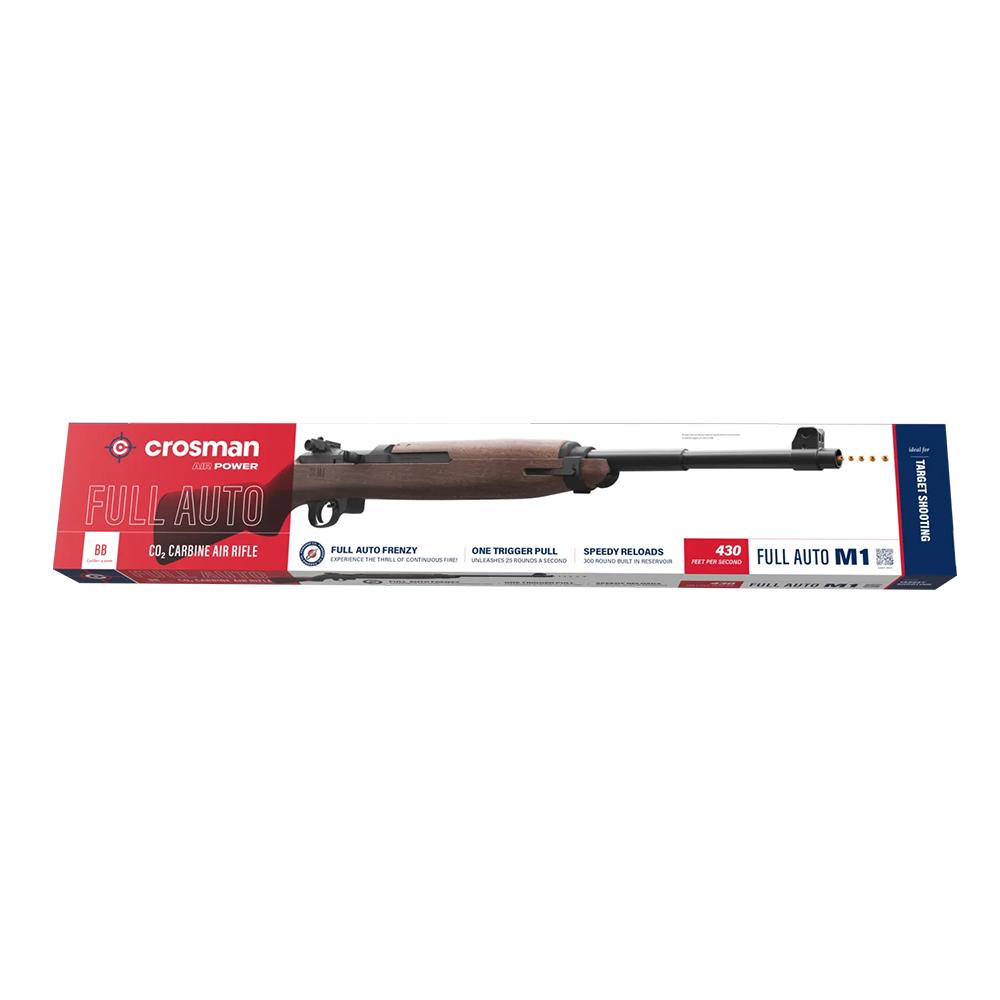 CROSMAN M1 Full-Auto Air Rifle 1.77 Cal Brown CROSMAN M1 Full-Auto Air Rifle 1.77 Cal Brown