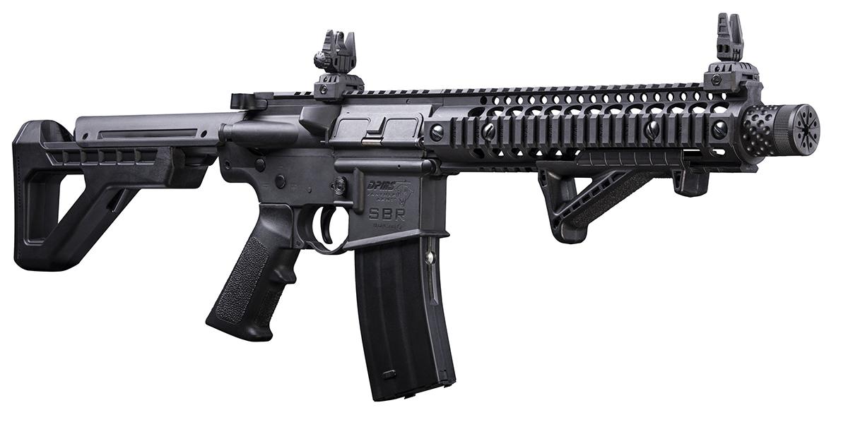 CROSMAN CORP CROSMAN Dpms SBR Full Auto Black Co2 Powered Full Auto Bb Air Rifle