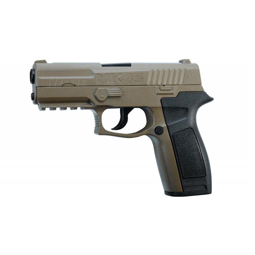 CROSMAN CORP MK45 - Dark Earth - CO2 Powered - Semi Auto BB Air Pistol