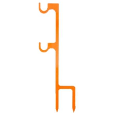 Champion Impact Steel Double Hanger Stake Rimfire Orange Sticker