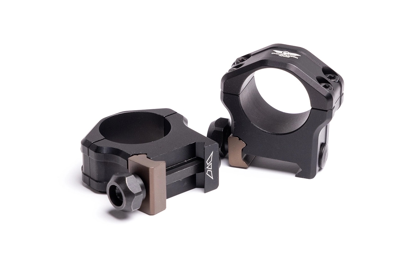Christensen Arms Christiansen Arms 2-Piece Ultralight PRSR-X2 Scope Rings 1" Med 4-Screw