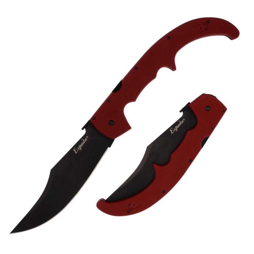 Cold Steel Cold Espada XL Folding Knife 7-1/2" Clip Point Blade Ruby Red