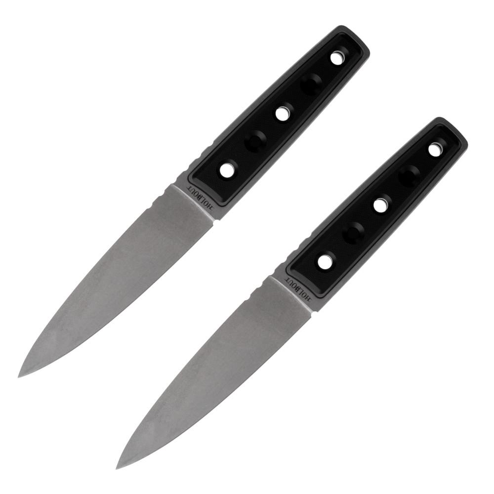 Cold Steel Cold Stickman Holdout Fixed Throwing Knife 5-1/2" Dagger Blade Black 2/ct