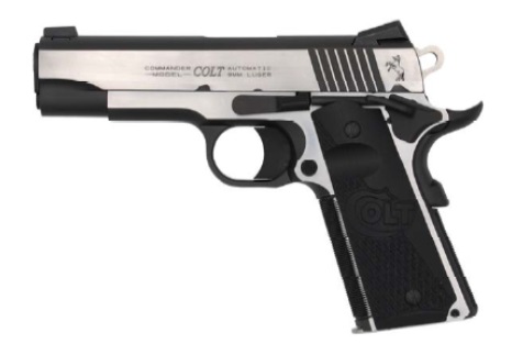 Colt Combat Elite Cmndr 45ACP Stainless/bk