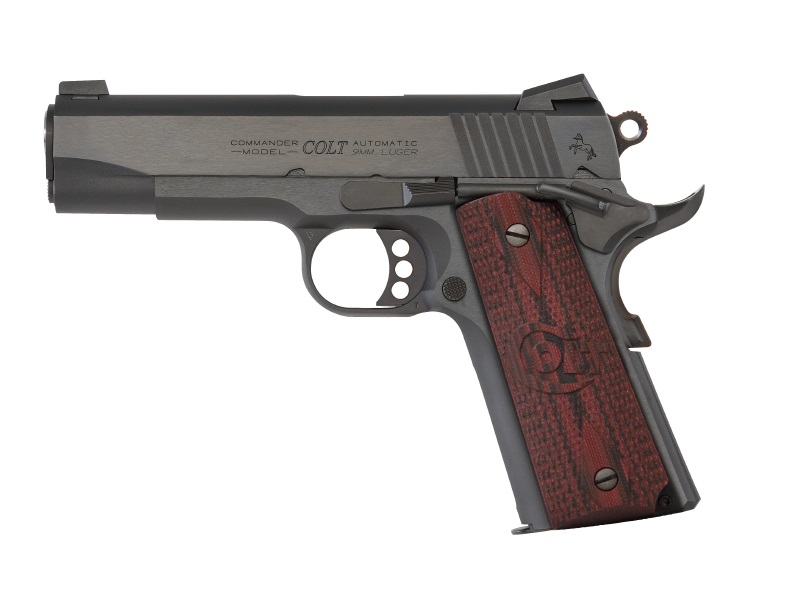 Colt Combat Commander Handgun .38 Super 9rd Magazine 4.25" Blued