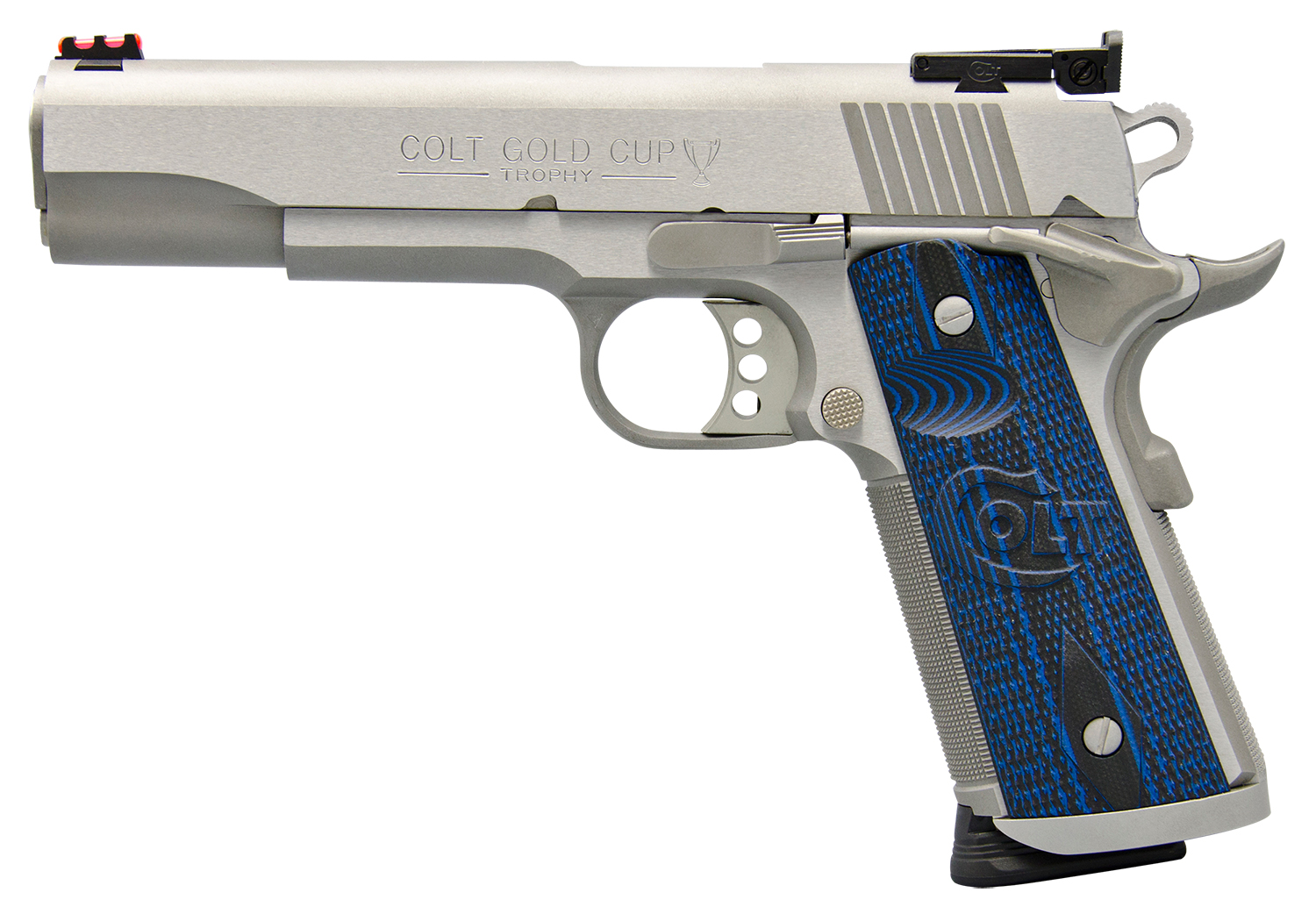 Colt Gold Cup Trophy 38SPR Stainless 5" Semi-Auto Pistol