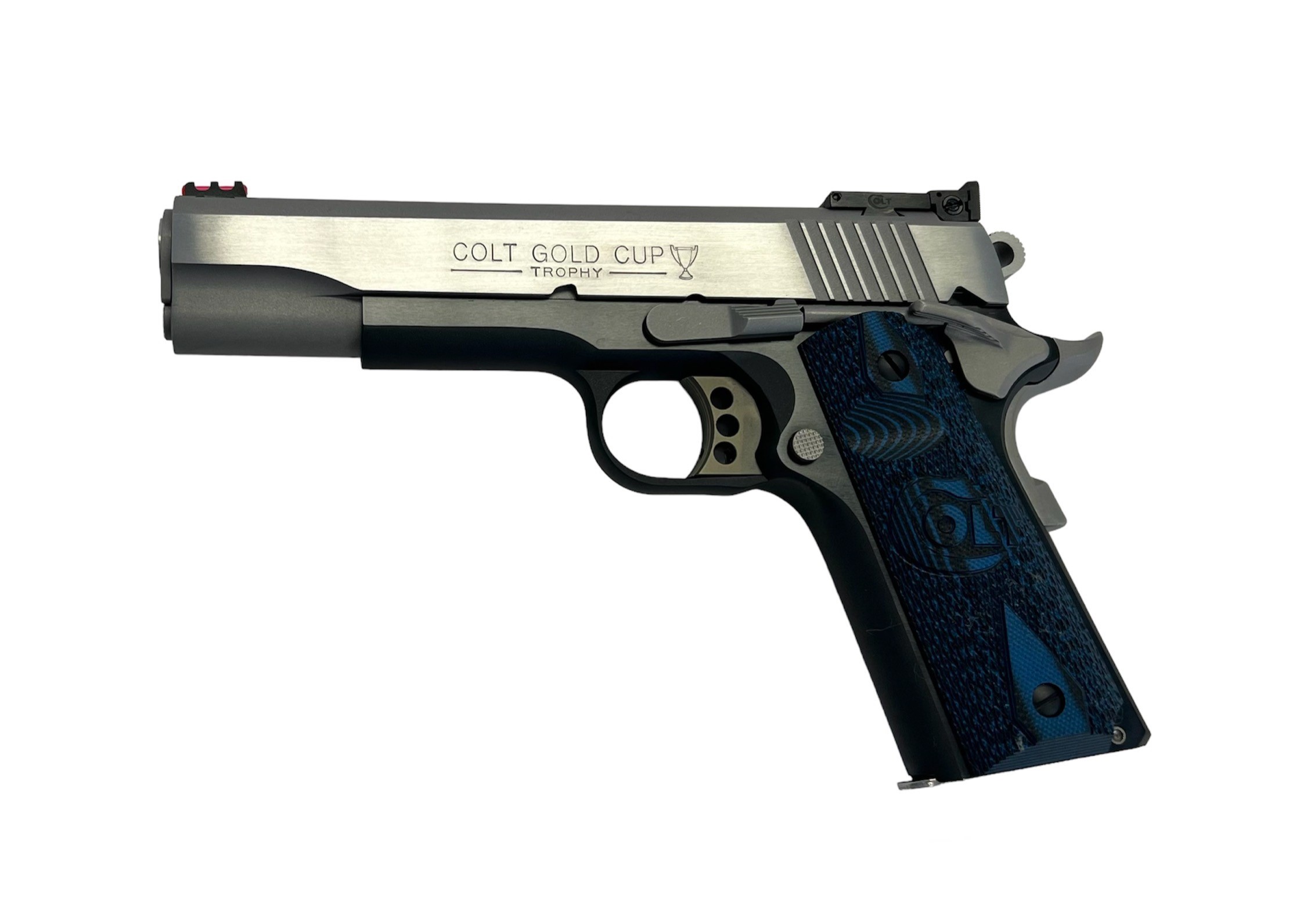 Colt Gold Cup Two-Tone Handgun .38 Super 8rd Magazine 5" Barrel