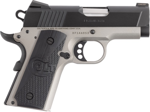 Colt Defender Handgun .45 Auto 7rd Magazine 3" Barrel Cerakote/Blued Finish