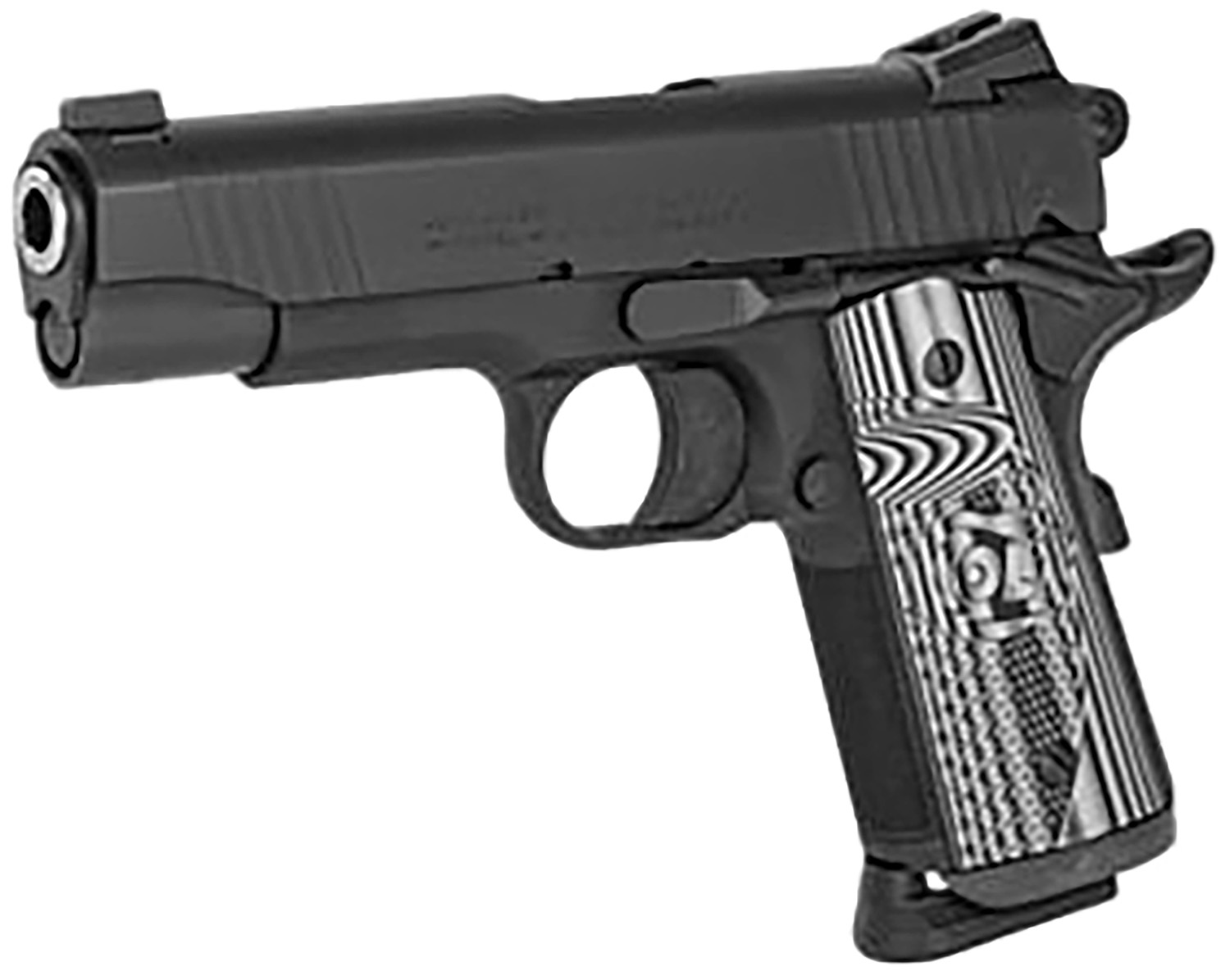 Colt Pvd Black | G10 Scallop Grips Semi-Auto Pistol Colt Pvd Black | G10 Scallop Grips Semi-Auto Pistol