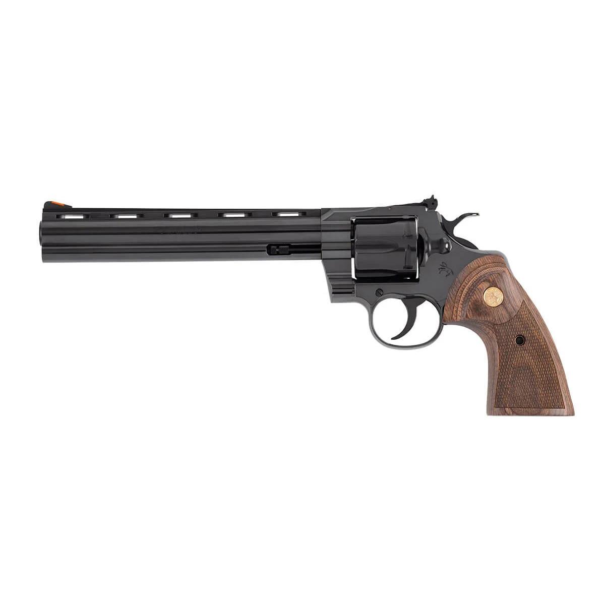 Colt Blued Python Classic Handgun .357 Magazine 6rd Capacity 8" Barrel Wood Grips Colt Blued Python Classic Handgun .357 Magazine 6rd Capacity 8" Barrel Wood Grips