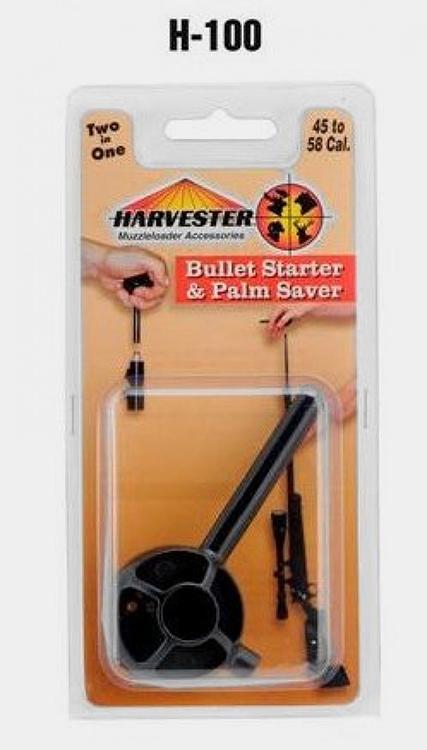 J-Ron Inc. Harvester Muzzleloading Packaged Bullet Starter & Palm Saver Plus .50 Cal Jag 1/Pack