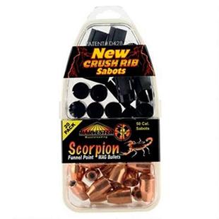 J-Ron Inc. Harvester Muzzleloading Scorpion Funnel Point MAG Bullets 50 Cal