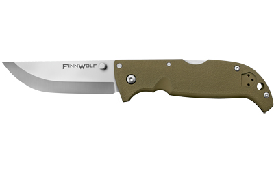 Cold Steel Cold Stl Finn Wolf 3.5" Pln OD Green Folding Knife