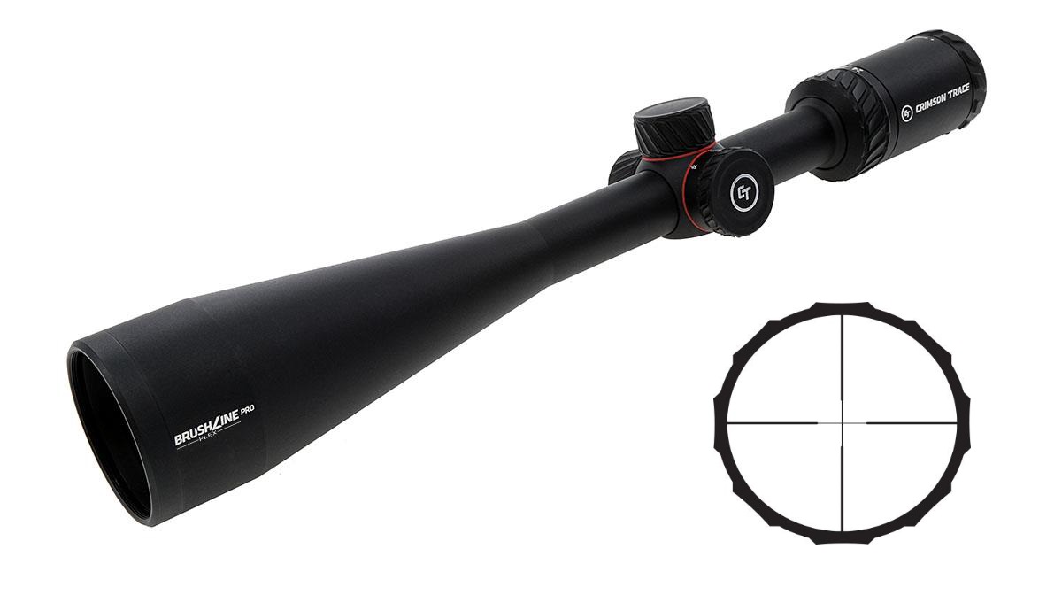 Crimson Trace Crimson Brushline Pro Rifle Scope - 3-12x42mm 30mm Plex