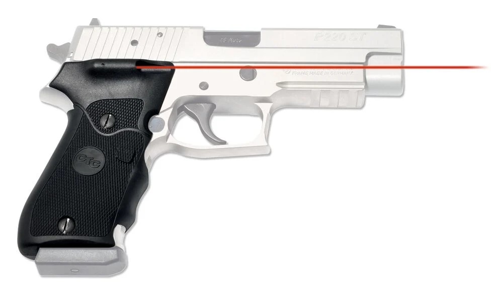 Crimson Trace Crimson Lasergrip Sig P220 Black Accessory-Lasers and Sights