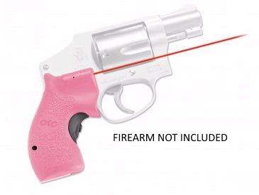 Crimson Trace Crimson Lasergrip Pink J-Frame Def Ser Accessory-Lasers and Sights