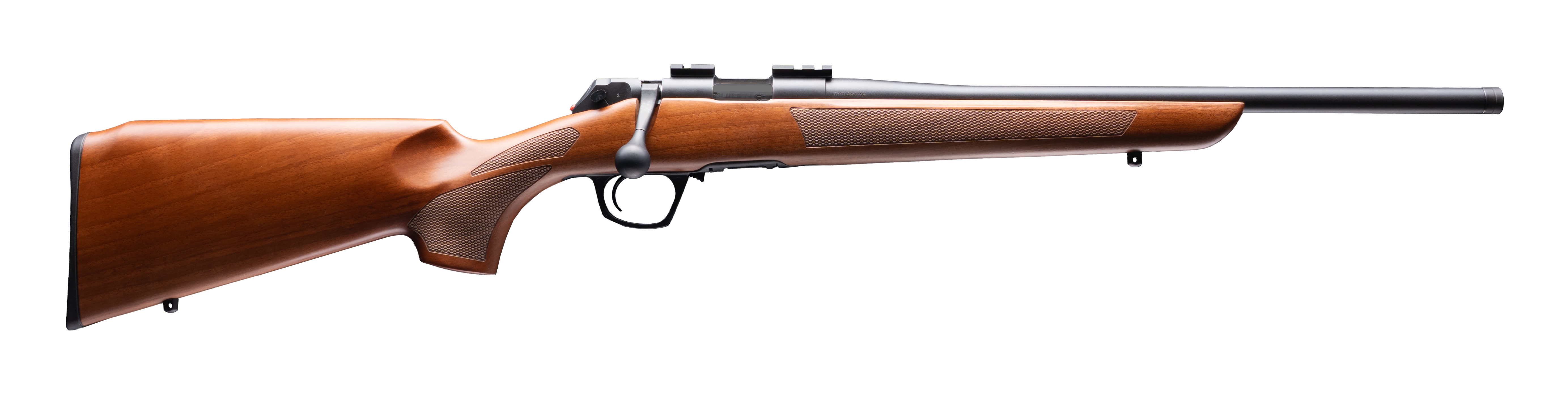 CVA Cascade 22LR Bl/wood 18" Tb Rifle