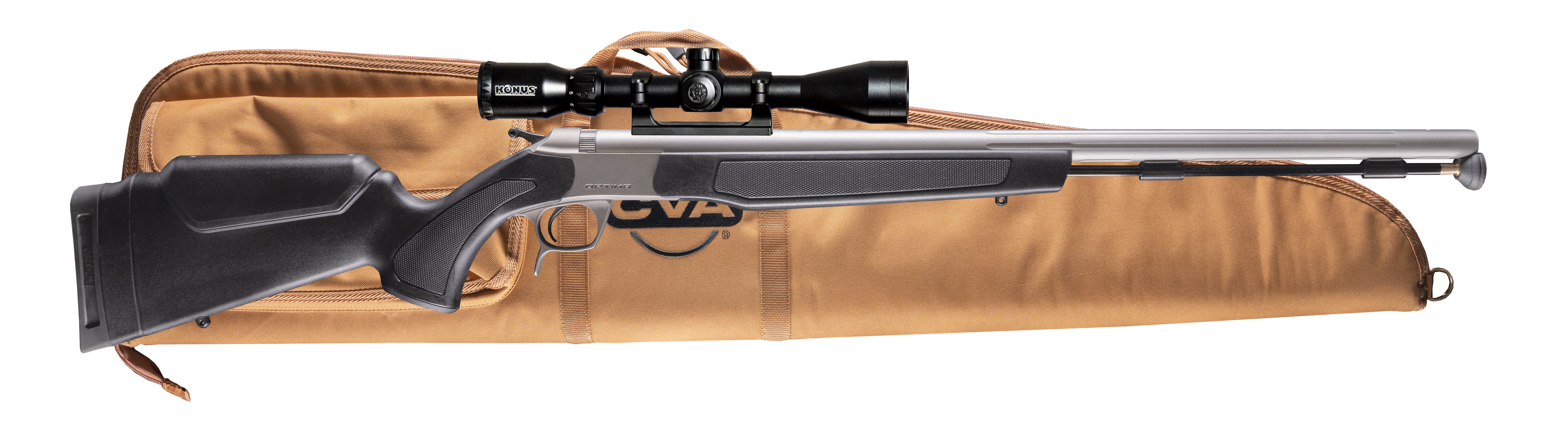 CVA OPTIMA .50CAL Stainless/Black PKG Muzzleloader