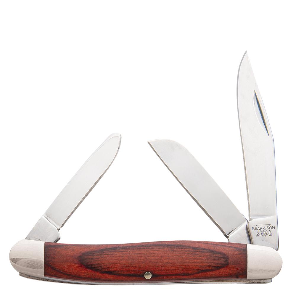 Bear & Son Cutlery Bear & Son Midsize Stockman Folding Knife 2-3/8" Clip Point Blade Rosewood