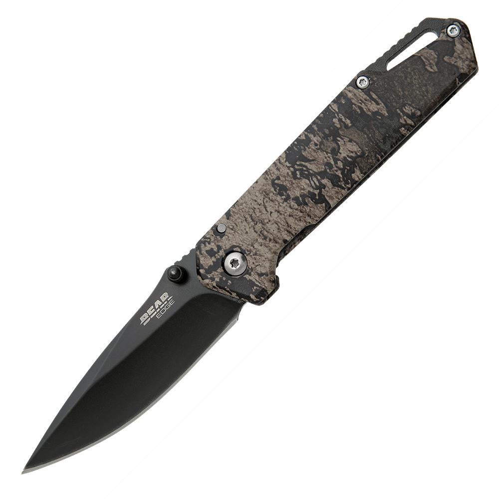Bear & Son Cutlery Bear & Son Brisk 3.0 Medium Folding Knife 2-7/8" Drop Point Blade TrueTimber Strata