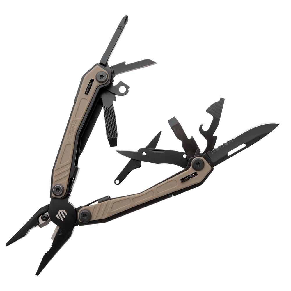 Bear & Son Cutlery Bear & Son Edc Muilt-Tool Tan Zytel Covers On Handle Inject Molded Sheath