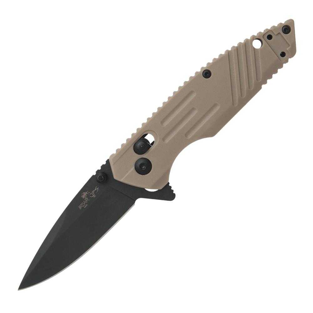 Bear & Son Cutlery Bear & Son Zytel Slide Lock Folding Knife 2-3/4" Drop Point Desert Sand