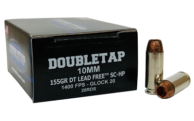 DoubleTap Ammunition DoubleTap Dbltap 10mm 155GR Schp 20/1000 Copper