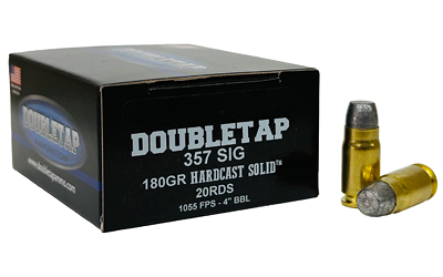 DoubleTap Ammunition DoubleTap Dbltap 357SIG 180GR Hardcast 20/1000