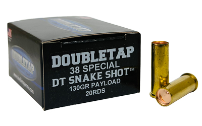 DoubleTap Ammunition DoubleTap Dbltap Snakeshot 38SPL 130GR 20/1000