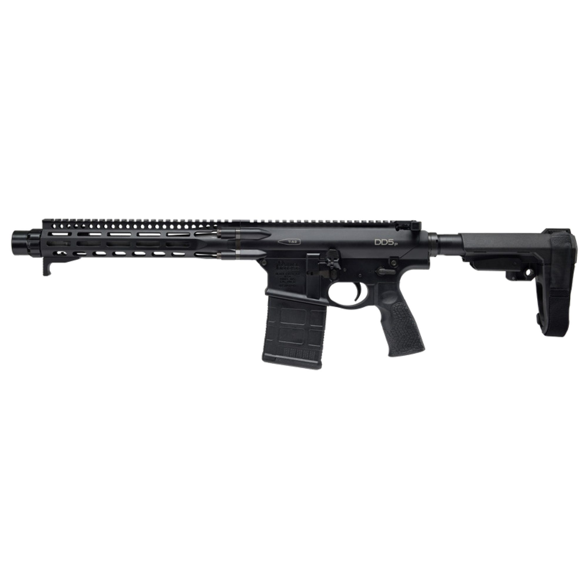 Daniel Defense DD5 PIST 308WIN 12.5" Black 20+1