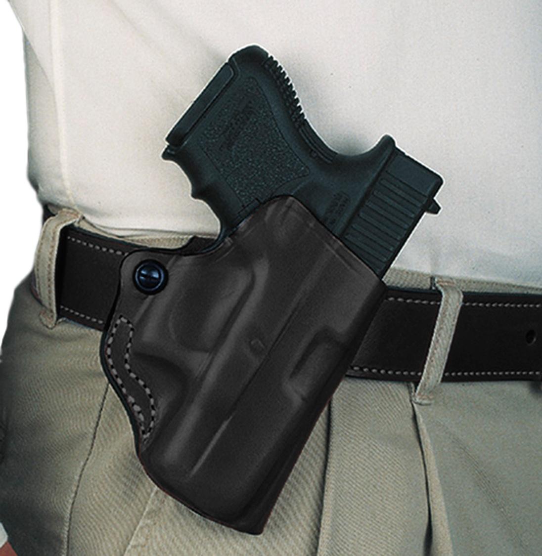 Desantis Leather Goods Co. Desantis Style 019 Mini Scabbard S&W M&P Shield 9/40 Black Right Hand