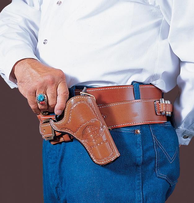 Desantis Leather Goods Co. Desantis Doc Holliday Cross Draw Holster for Colt SAA 3.5" Tan Right Hand