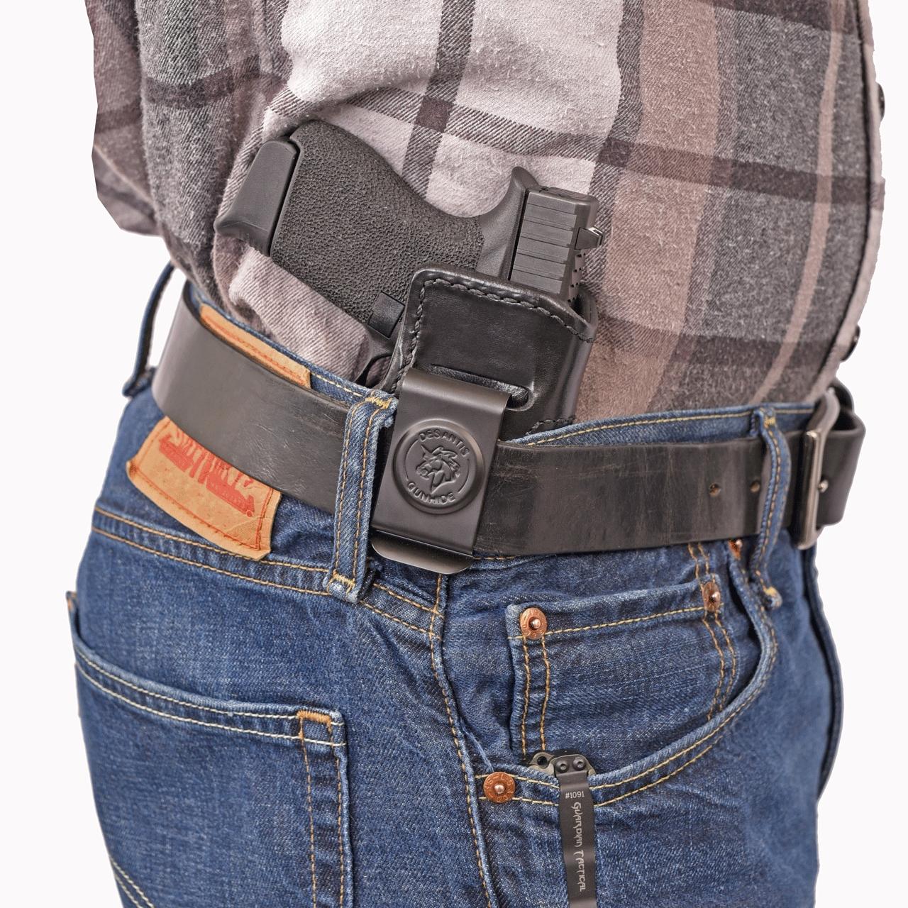 Desantis Leather Goods Co. Desantis #127 Inside Heat Black Right Hand Holster S&W BODYGUARD 2.0