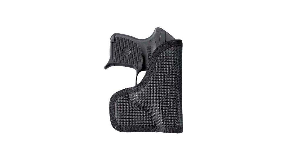 Desantis Leather Goods Co. Desantis Nemesis Pocket Holster for Glock 42/43 with Streamlight TLR-6 Black Ambi