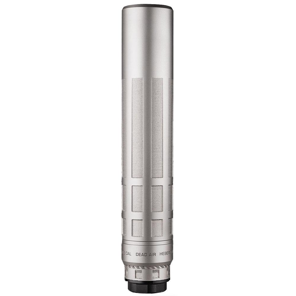 Dead Air Silencers Dead Air Nomax 33 Silencer .33 Cal - Silver w/Xemax Adapter & 5/8-24 Muzzle Brake