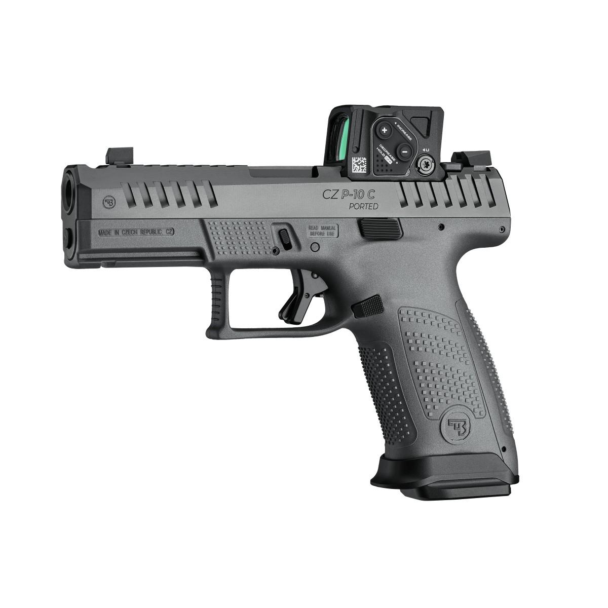 CZ P-10C 9mm 10Rd Magazine (2) 4' Barrell Ported COA CZ P-10C 9mm 10Rd Magazine (2) 4' Barrell Ported COA