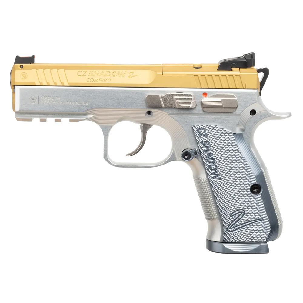 Cz-Usa Firearms CZ USA Shadow 2 Compact Handgun 9mm Luger 15rd Magazine 4" Barrel OR Gold Slide and