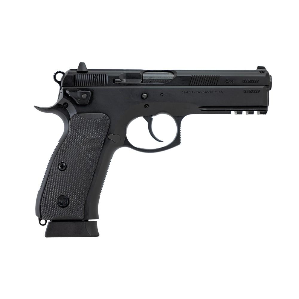 Cz-Usa Firearms Cz-Usa 75 SP-01 Tactical Handgun 9mm Luger 19rd Magazine 4.6" Barrel Black Ambi Decocker