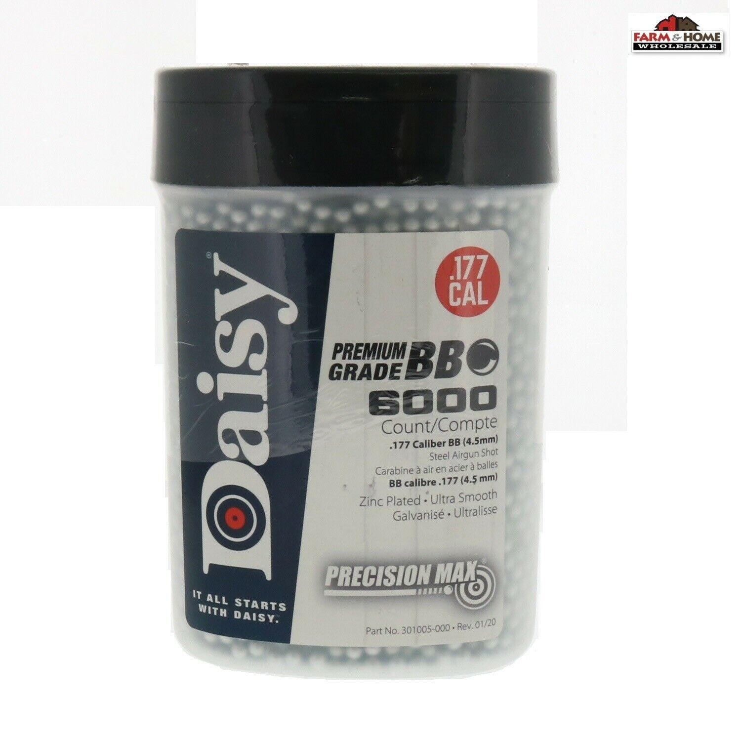 Daisy Manufacturing Co. Inc. Daisy PrecisionMax Airgun BBs 177 Caliber 6000ct