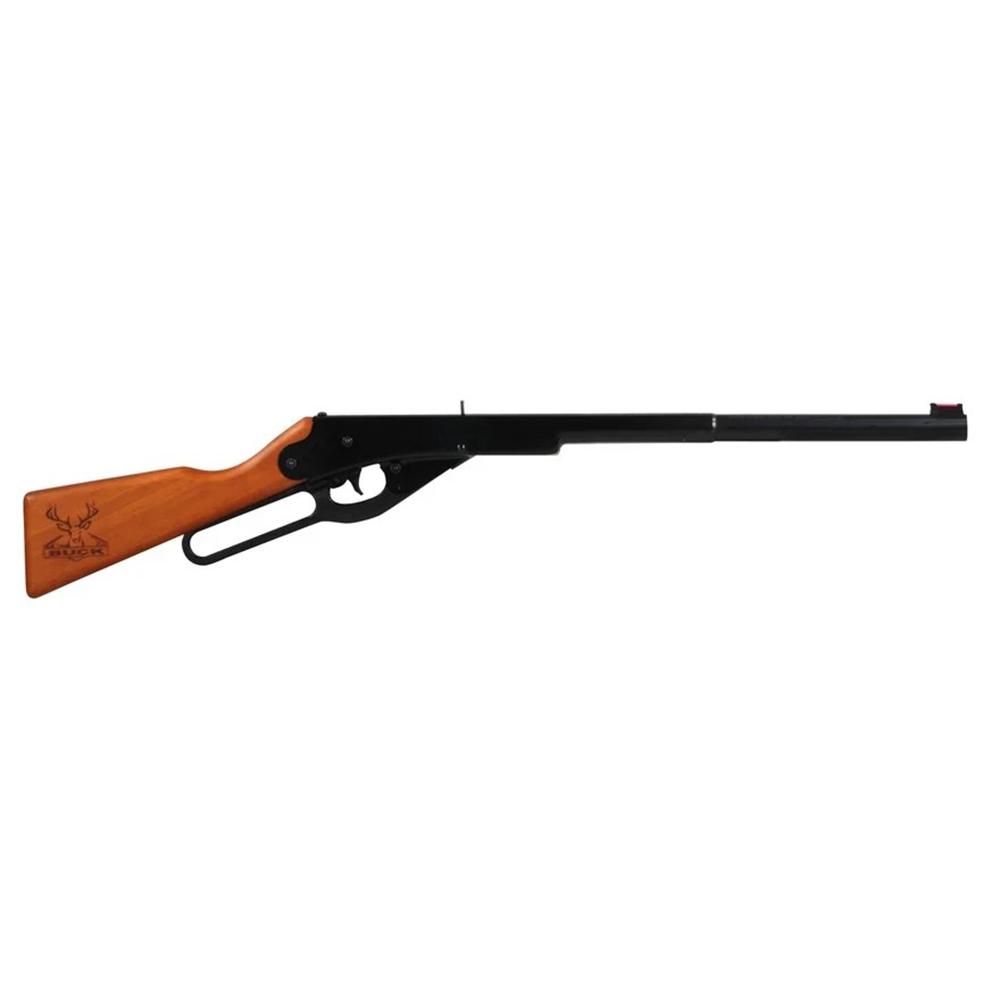 Daisy Manufacturing Co. Inc. Daisy Buck BB Compact/Short LOP Lever Action Air Rifle .177 Cal Wood Stock - Blue
