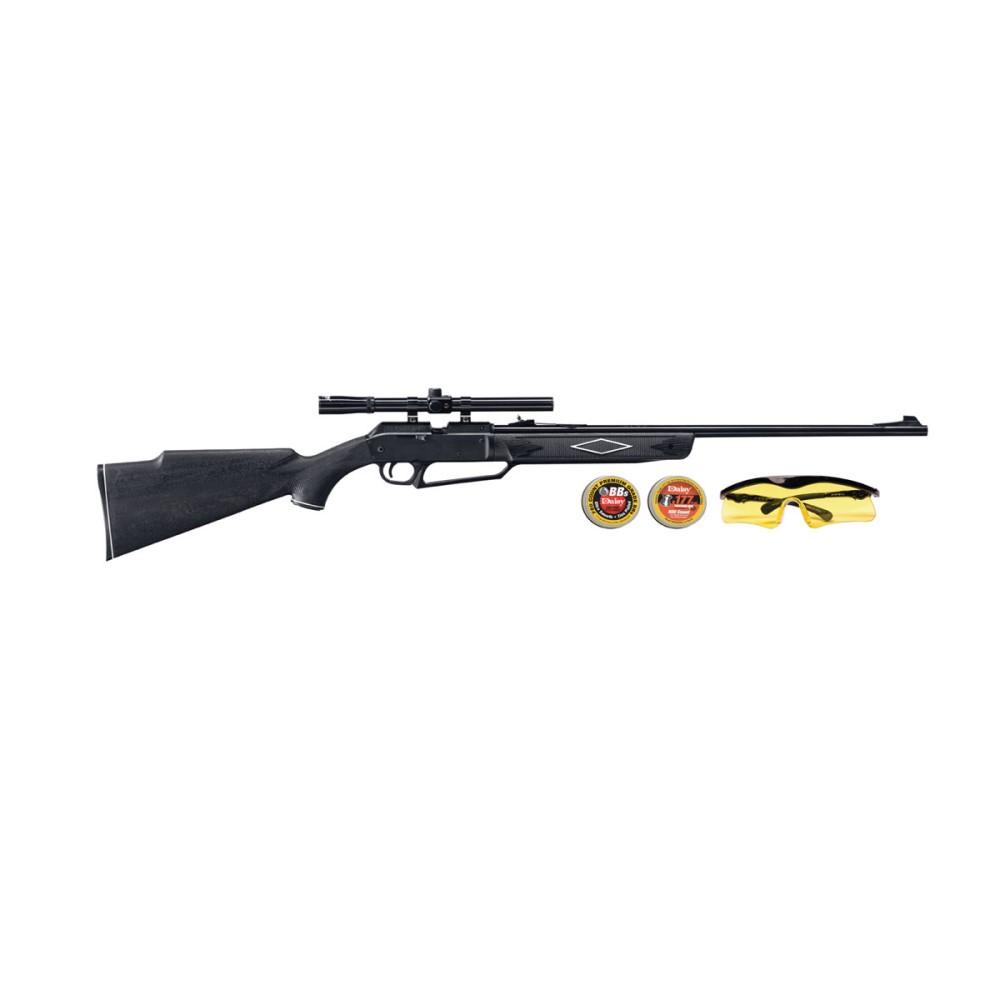 Daisy Manufacturing Co. Inc. Daisy Powerline 880 Pump Air Rifle Kit 177 Caliber BB & Pellet with Scope