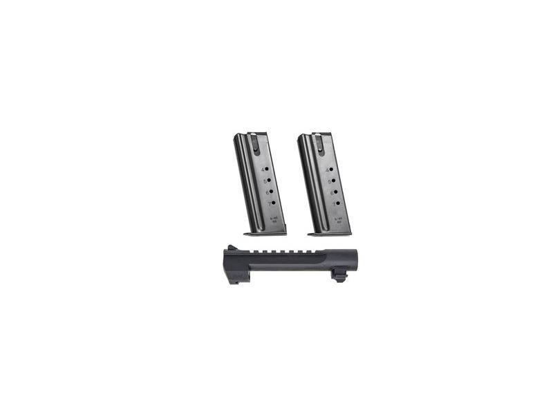 Magnum Research Magnum Desert Eagle Combo Pack 6 in Barrel & 2 Magazine .50 AE 7/rd Black Steel