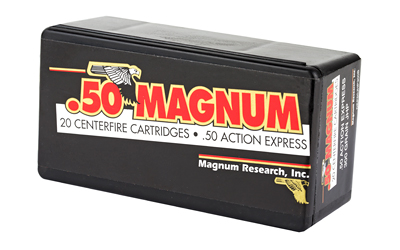 Magnum Handgun Ammunition .50 AE 300 gr JHP 20/ct Magnum Handgun Ammunition .50 AE 300 gr JHP 20/ct