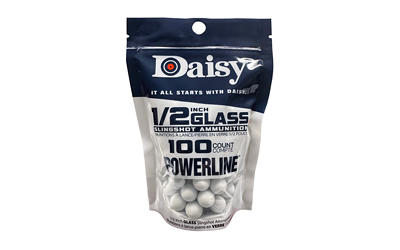 Daisy 1/2" Glass Slingsht Ammo 100CT Slingshot Ammo
