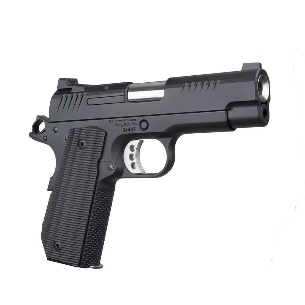 Ed Brown Products Inc. Ed Brown KC9 Lightweight Handgun 9mm Luger 9rd Magazine 4" Barrel Black with Thumb Safety
