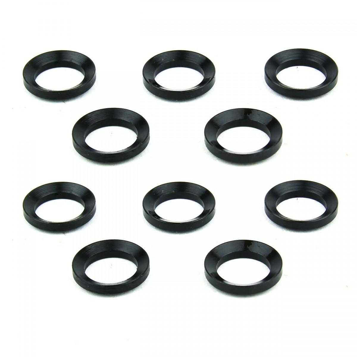 Tacfire Inc. Tacfire AR-15/.223 Muzzle Brake Crush Black Washers - 10/ct