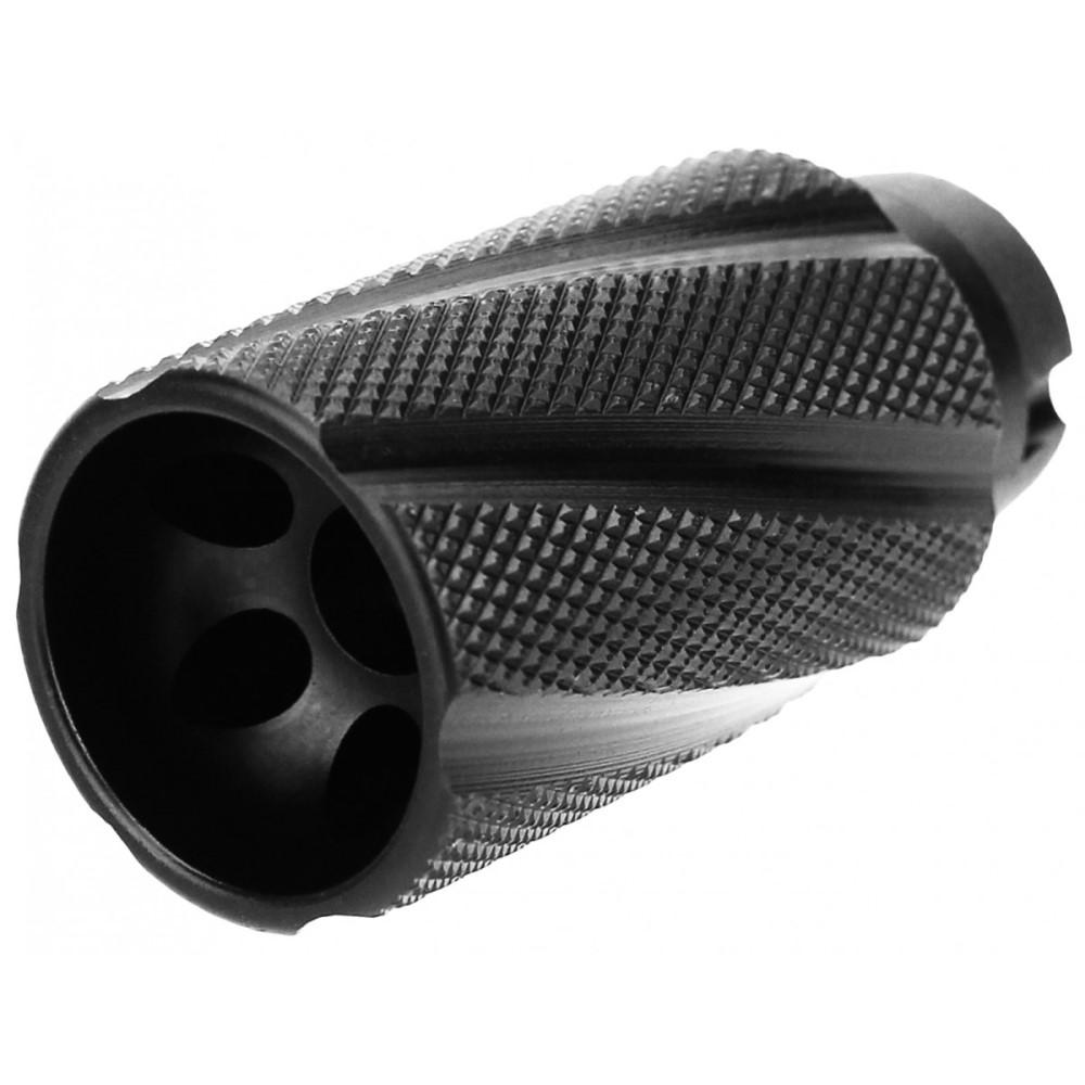 Tacfire Inc. Tacfire Knurled Linear Compensator Flash & Concussion Forwarder 7.62x39 14x1 Left