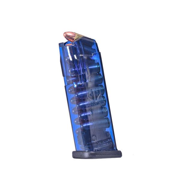 Elite Tactical Systems Group Elite Tactical Systems (ETS) Magazine BLUE - Glock 19 Gen 1-5 9mm 15/rd For Glock 19 26
