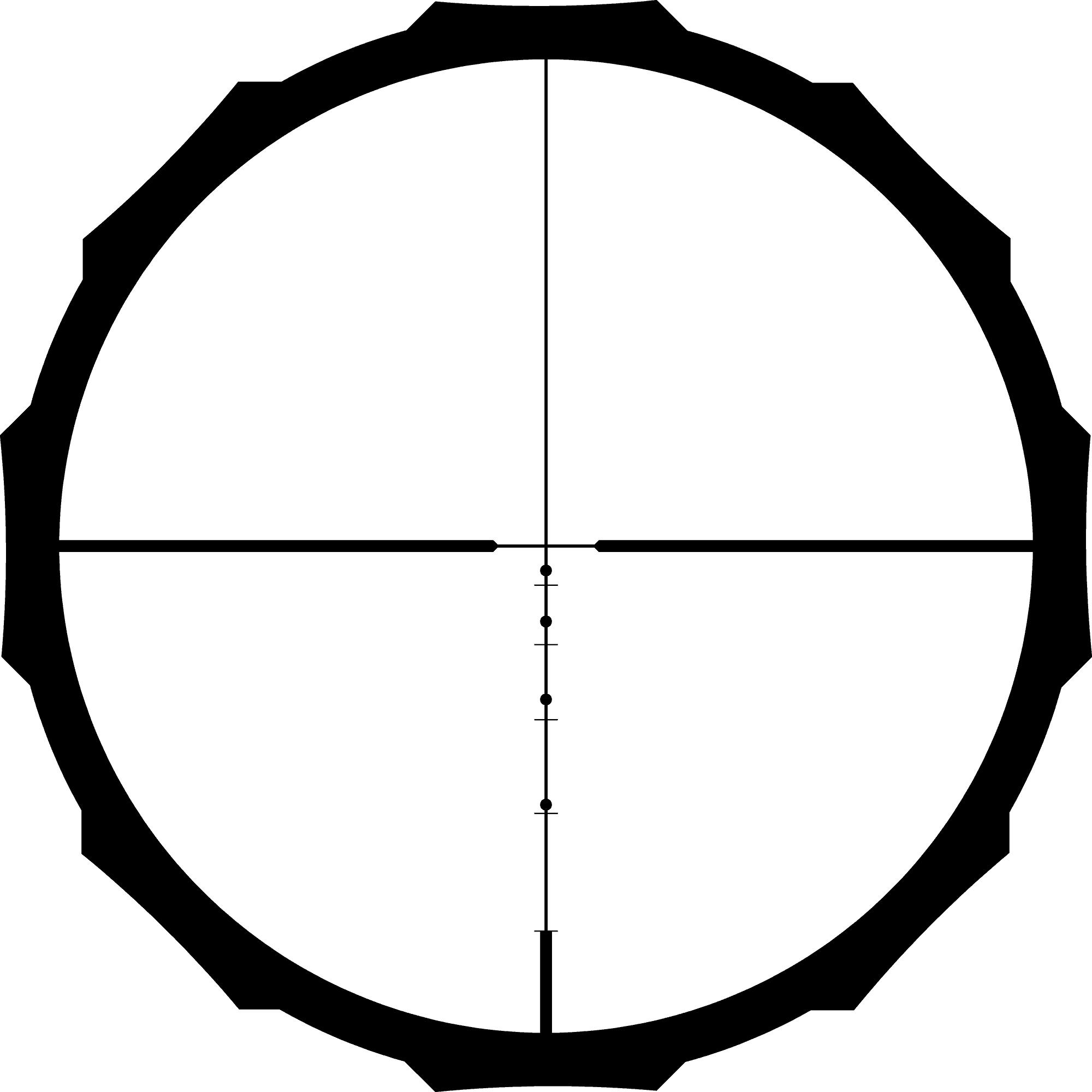 Crimson Trace Hardline Rifle Scope - 2-7x32mm 1" SFP BDC Blackout Crimson Trace Hardline Rifle Scope - 2-7x32mm 1" SFP BDC Blackout